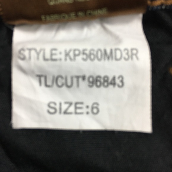 Sammie Distressed Straight Leg Jeans Size 6 - Picture 9 of 16